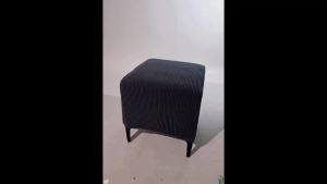 Áo Phủ Ghế Ottoman Jacquard Chất Liệu Thun Co Giãn Hình Chữ Nhật Bảo Vệ Ghế Có Ngăn Chứa Đồ Trang Trí Chất Liệu Polyester Spandex.