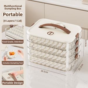 Freezer Dedicated Food Grade Jiaozi Storage Box