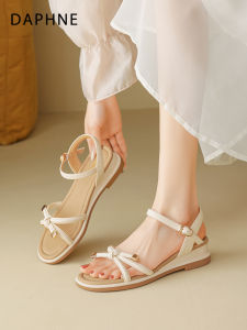 Daphne | French Style Flat Open Toe Sandals