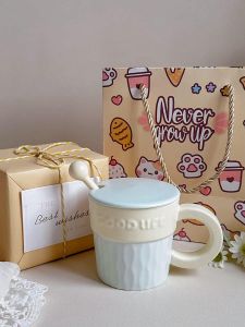 Aesthetic Ceramic Mug Lid