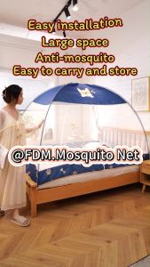 FDM 1.2M/1.5M/1.8M Mosquito Net Tent Foldable Full Coverage Mosquito Net Anti-Mosquito Easy To Instal