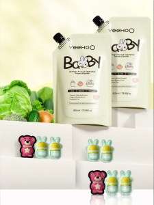 YeeHoO KIDS | Infant Bottle Dish Toy Fruit Vegetable Cleaner
