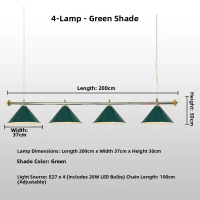 MUZHAN | Personalized Shadowless Billiard Room Pendant Light