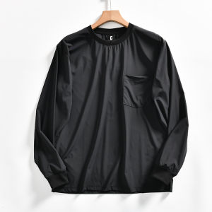 Áo Thun Nam Mùa Xuân Có Cổ Tròn Và Tay Dài Từ Finn Thoáng Khí Khô Nhanh Chóng Mượt Mà Để Sử Dụng Ngoài Trời