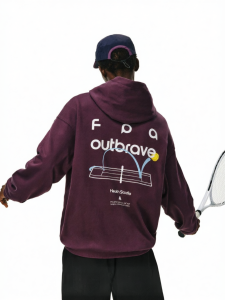 FPA | Áo Hoodie Thể Thao Họa Tiết Tennis