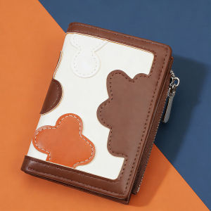 New Fashion Women Short Wallets High Quality Card Holder Female Zipper Coin Purses Photo Holder Cute Wallets For Girls