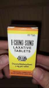 I Ching Sung - Laxative Tablets - OBATI Sakit PERUT melilit/perlancar/SUSAH BAB
