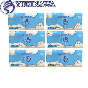 Paket 10 Pack Tissue Murah Yukinawa 200 Sheet 2 Ply Tisue Wajah Murah