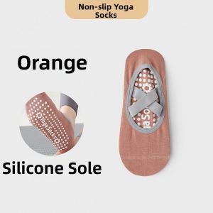 Non-slip Dot Glue Cross Straps Socks