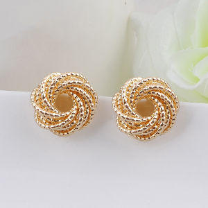 Round Vintage Stud Earrings for women big earring fashion jewelry statement earrings