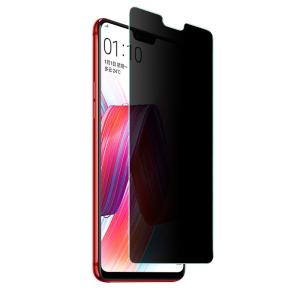 BONAIER | ฟิล์มกระจกนิรภัยแบบเต็มจอสำหรับ OPPO R17 R15 A5 A9 A32 เวอร์ชั่น 3 Dream เฟซที่ป้องกันการมองเห็น กระจกนิรภัยแบบกระจกเงา