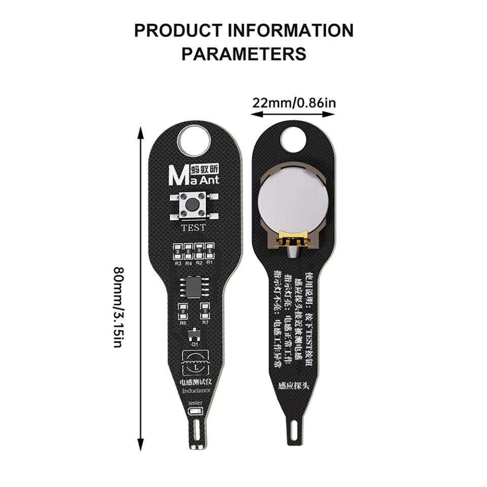 Tester Induttanza Con Connettore Type-C Per Schede Madri E Telefoni – Rilevamento Rapido Di Guasti