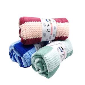 ผ้าขนหนูเช็ดตัวผืนใหญ่ซับน้ำ ชุด3ผืน ขนาด 70 คูณ140 ผ้านุ่มแห้งไวใช้ดี ของรับไหว้ ของฝาก