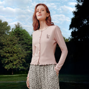 EMXEE | Versatile Four Seasons Camellia Pattern Sleepwear
