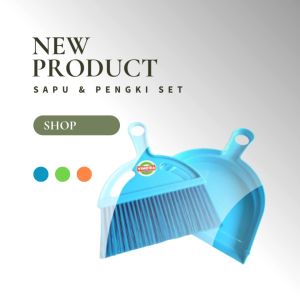 Serokan Sampah Kecil dan Sapu / Serok Sampah Plastik Murah