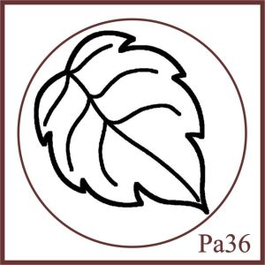 ตรายางหมึกในตัว ( flash stamp ) หมวดใบไม้