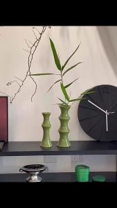 Retro Ins Style Red Flower Vase