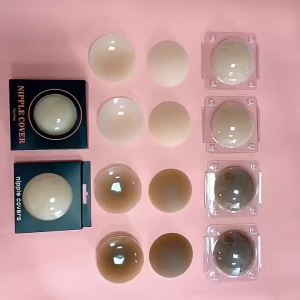 Sticky Bra Silicone Nipple Cover Lift Up Invisible Reusable Bra Self Adhesive Silicone Breast for Party Dress Bras Bikini Pad