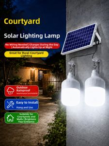 XLYS | Waterproof Strong Light Remote Control Sensor Solar Yard Lighting Lamp