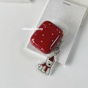 Festive Polka Dot West Highland Sunflower Berry Bluetooth Earphone Case Protective Cover for Apple Airpods 2 Pro/3 And Airpods 4