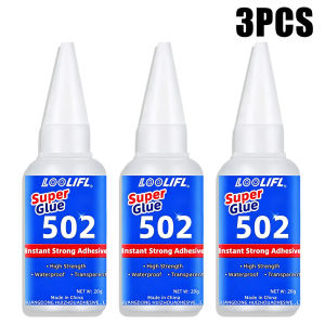 LOOLIFL | Superglue High Strength Clear Waterproof Adhesive Multi-Purpose Repair Glue for Metal Plastic Ceramic Wood Jewelry Handcraft Fix