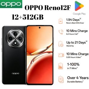 OPPO | 2026 New Stock Unlocked OPPO Reno12 F 5G Smartphone 12GB+256GB Expandable RAM 6.67 Inch 120Hz HDR AMOLED Display 4500mAh Battery