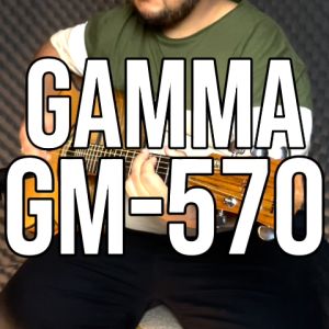 GAMMA (GM-570) 41inch Dreadnought Acoustic Guitar with Cutaway & Armrest ( GM570 / GM 570 / GM-570-41 )