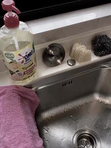 [SG Stock]Dish-Washing Sponge Sink Kitchen Rack Rag Rack Storage Drain Rack Faucet Sink Kitchen Sink Drain Rack With Rod Soap Sponge Holder Dishcloth Towel Rack