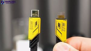 Kabel Data 4 in 1 PD 27W Fast Charging Lightning USB Type C Multiple Device TRIPLEDI Cable Charger 65W Magnetic Mecha TD6106