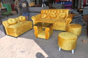 Sofa model terbaru Sofa Premium Sofa Full busa + per bahan kain poxy