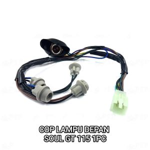 Cop Lampu Depan Soul GT 115 - Pitingan Fitting Fiting Piting Socket Soket Dop Bohlam Bulb Depan Yamaha Soul GT 115