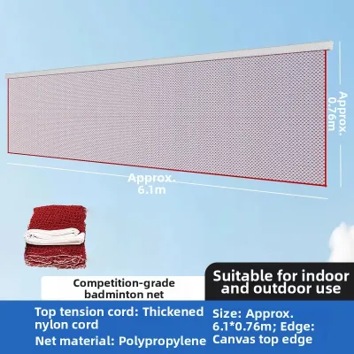 Portable Badminton Net Standard Court Indoor Outdoor Simple Setup MF Brand Sports Fitness Fans Goods Y2K Style Online Exclusive