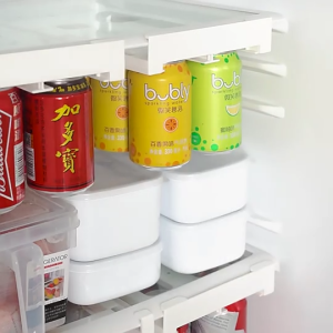 Multi purpose refrigerator rack and beer/cola pull ring can rack freezer storage rack kitchen storage rack