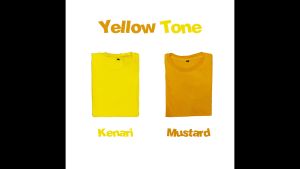 Polosand Kaos Polos Yellow Tone Cotton Combad 30s