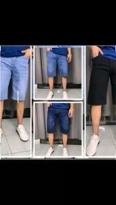 SELUAR PENDEK HOTE SALE LELAKI NONE STREACH 100% DENIM READY STOCK MALAYSIA