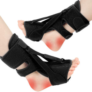 MIYIO 1PCS Plantar Fasciitis Night Splint-Upgrade 3 Adjustable Foot Relief BraceStraps Plantar Fasciitis Relief Night Splint Women MenSupport Relief Foot Drop Achilles Tendonitis Day Night