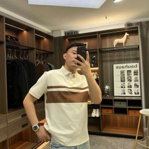 Áo Thun Polo Nam Tay Ngắn Thời Trang Cao Cấp Mùa Hè Màu Khối Thời Trang Thường Ngày Đa Năng Cổ Polo Tay Lửng Tay Ngắn