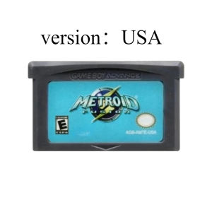 Bandai | New Metroid Series Game 32-bit Video Game Cartridge Console Card Fusion Zero Mission for GBA NDS USA EUR Version