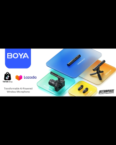 BOYA V Series Next-Gen Dual-Channel Wireless Microphone