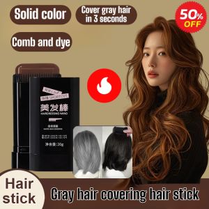 Soft hair dye stick Suitable for gray coverage Hair beauty stick No damage to hair Soft hair dye