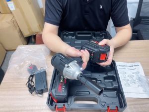MANSOON 2In1 Cordless Impact Wrench Drill Combo 320Nm Torque ABS Metal Rainproof For Mechanics Builders DIY Battery Sharing