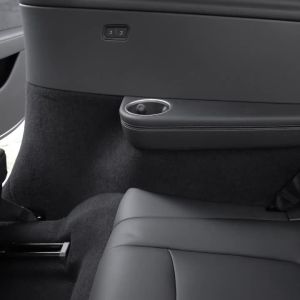 For 6-Seater Tesla Model YL Rear Seat Side C-Pillar Anti Kick Pad Rear Door C-Pillar Panel Anti-Wear Protection Pad 2pcs