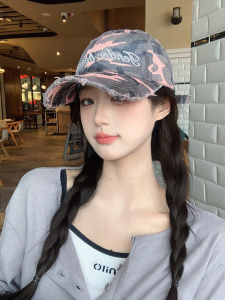 หมวกเบสบอลลายทหารลายกระดุมสไตล์เกาหลี ทรงปากเป็ด ทรงปากกว้าง ฤดูใบไม้ผลิ ฤดูร้อน ฤดูใบไม้ร่วง ฤดูหนาว หมวกแฟชั่นสำหรับคู่รัก