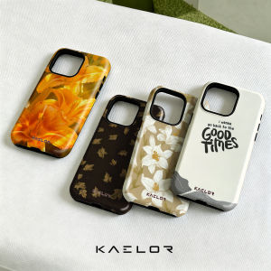 Potdemiel | Golden Sunlight Daylily Phone Case for IPhone 17 16 15 14 13 Pro Max Plus Single Double-layer tough Shockproof Case