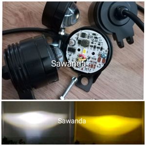 Đèn trợ sáng 2 màu Vàng Trắng thiết kế mới