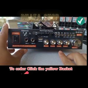 BARU LUXUGLOW Ampli Amplifier Power Bass Bluetooth Subwoofer Full Bass Input 1000W - G919H