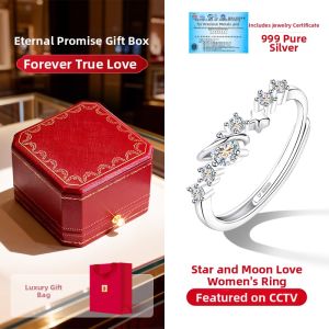 East Beauty | Pure 999 Sterling Silver Couple Rings