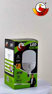 หลอดไฟ LED ประหยัดพลังงาน 38W/48W/68W/88W/128W ขั้ว E27 แสงสีขาว ไฟ รุ่น H-T38/H-T48/H-T68/H-T88/H-T128