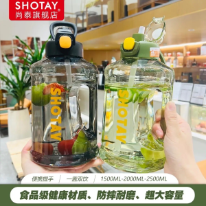 Large Capacity Fitness Sports Water Cup for Men And Women with Handle Portable Outdoor Summer Water Bottle  Style