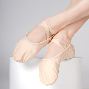 Ballet Dance Shoes for Women Girls Soft Sole Practice Dance Shoes Adult Ballerina Elastic Dance Slippers